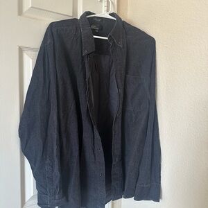 Men's Navy Blue Shirt Jacket